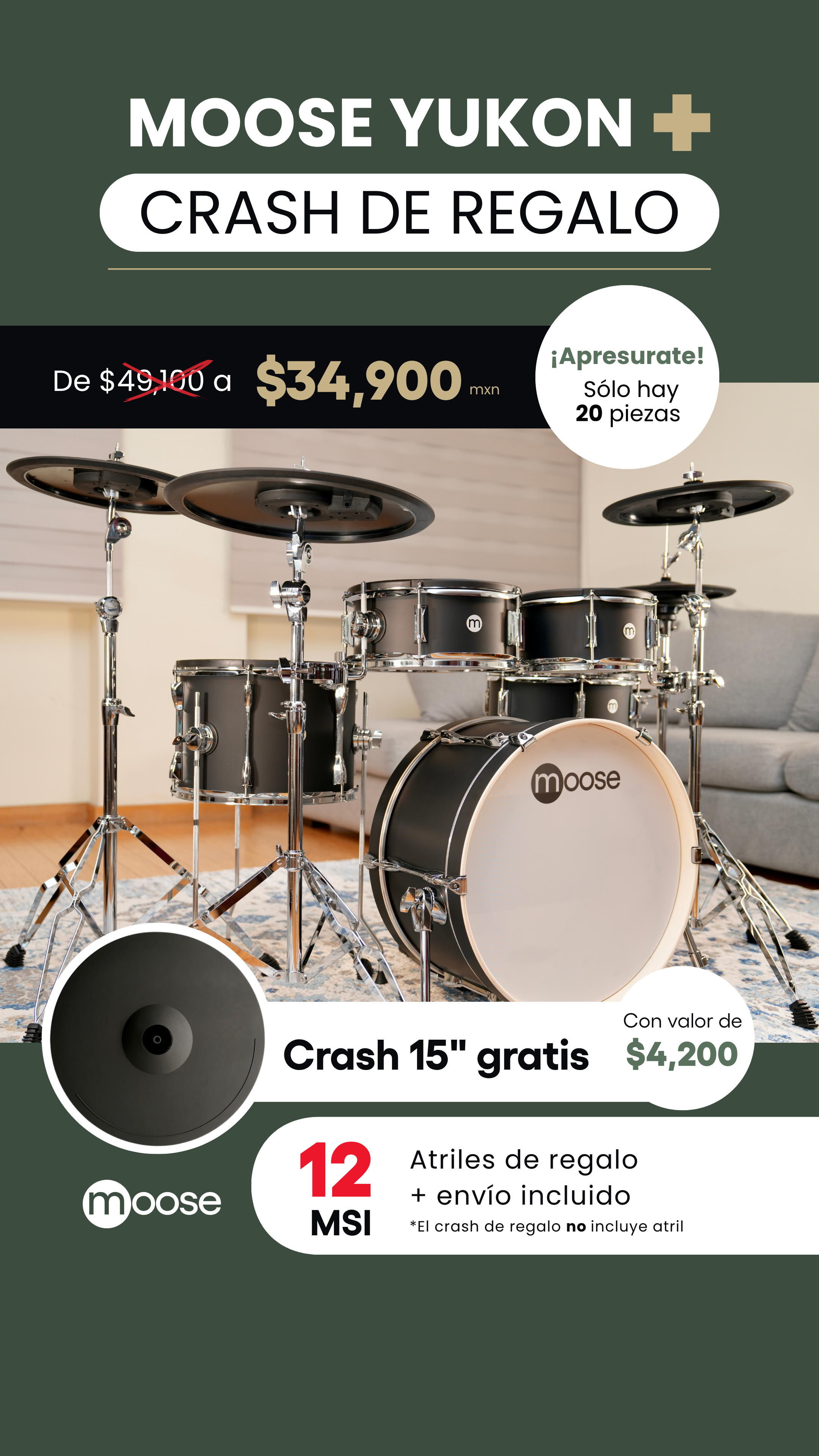 Moose Yukon + Crash de REGALO